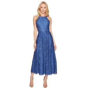 Blue Lace Midi / Maxi Dress